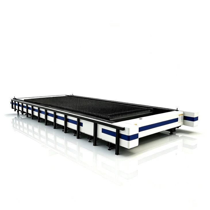 High Power Ground Rail Fiber Laser Cutting Machine For Metal-2